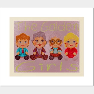 Golden Girls Cartoon Posters and Art